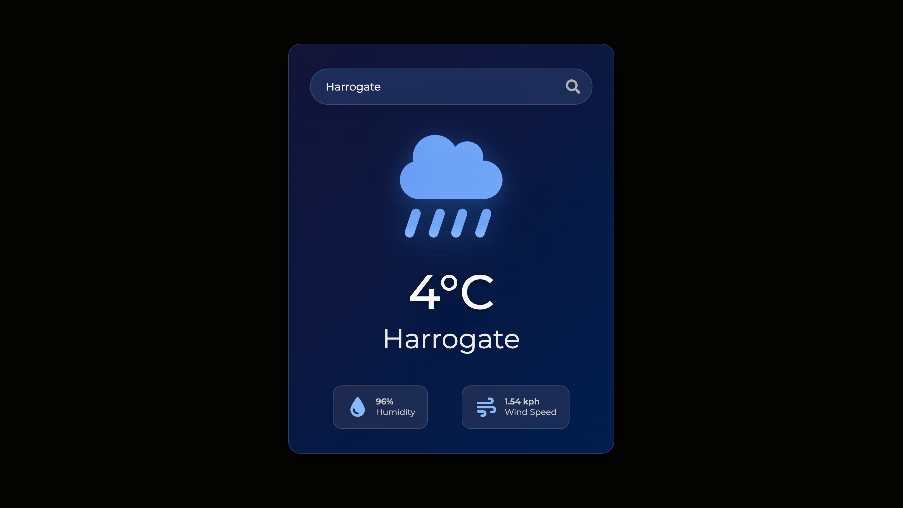 Real-Time Weather App Screenshot